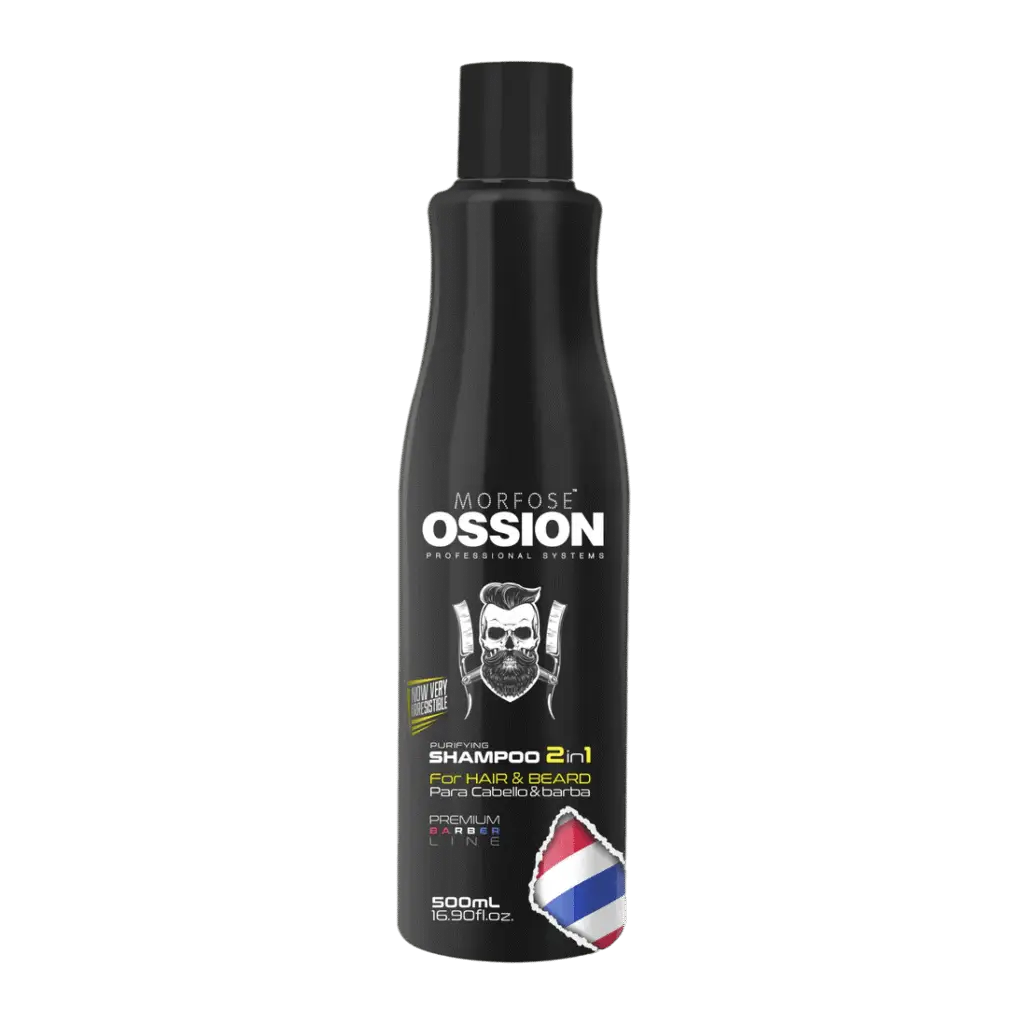 Shampoo Ossion 2 en 1 Cabello y Barba