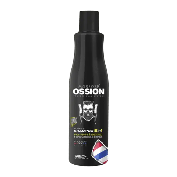 Shampoo Ossion 2 en 1 Cabello y Barba