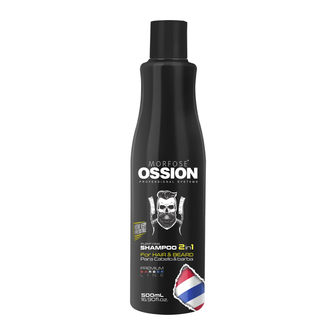 Shampoo Ossion 2 en 1 Cabello y Barba