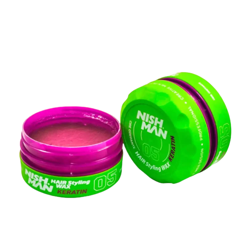 Cera Nishman 05 Verde Keratin 150ml Fijadora