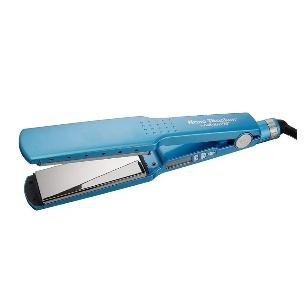 Plancha de cabello BaBylissPRO Nano Titanium 2094 BABNT2094T azul 110V (1)