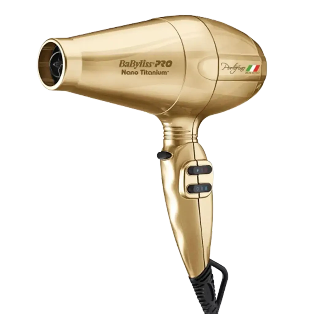 Secador Babyliss Nano Titanium Dorado 2000 Wats