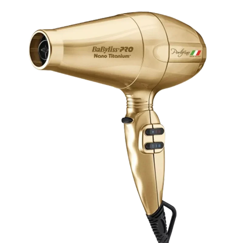Secador Babyliss Portofino Nano Titanium Dorado 2000 Wats