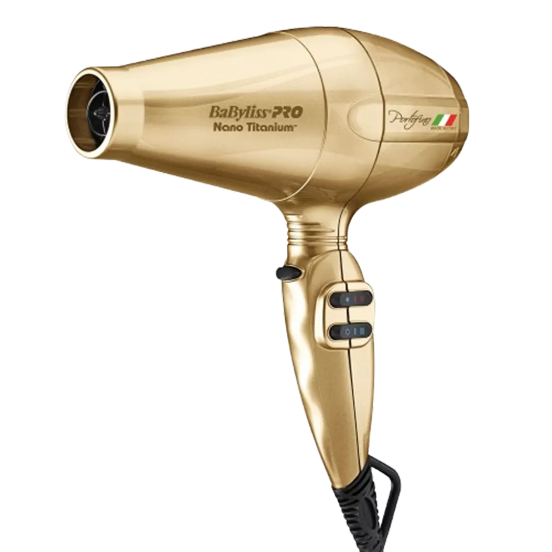 Secador Babyliss Nano Titanium Dorado 2000 Wats