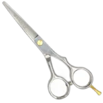 Tijeras Raugcci Línea Profesional Titanium Corte Deslizante Plateada 5 Pulgadas