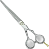 Tijeras Raugcci Línea Profesional Titanium Corte Deslizante Plateada 7 Pulgadas