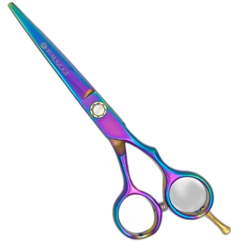 Tijeras Raugcci Línea Profesional Titanium Corte Deslizante Tornasol 6 Pulgadas