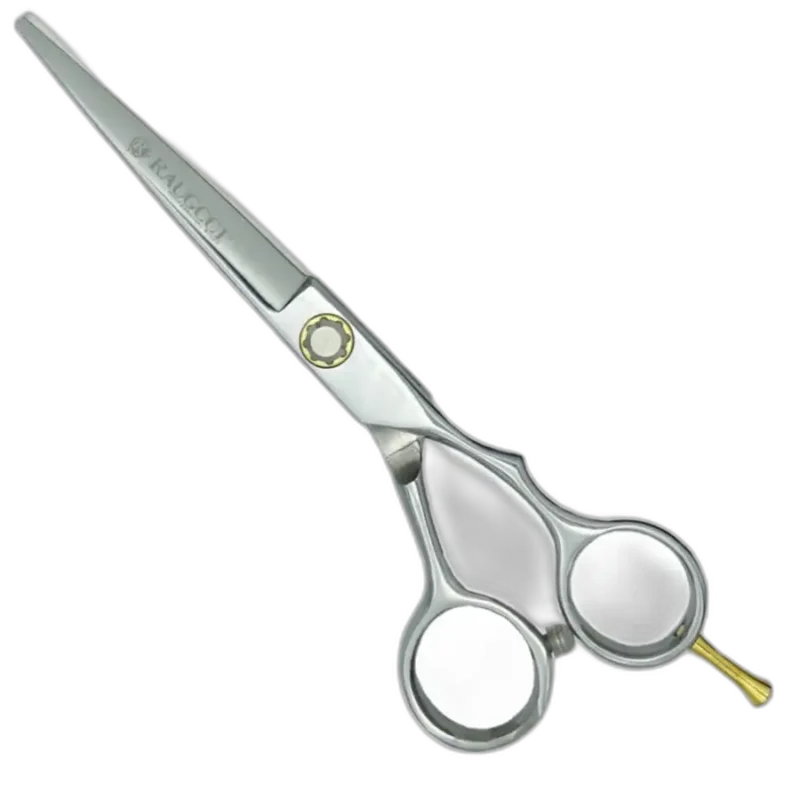 Tijeras Raugcci Línea Profesional Titanium Corte Microdentadas Plateada 6 Pulgadas