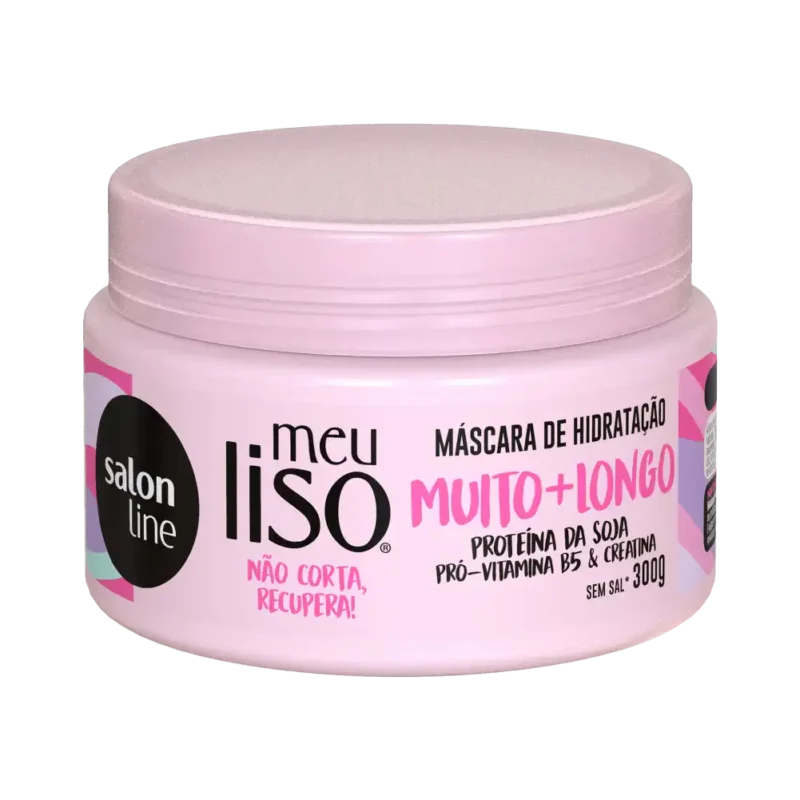 Máscara Capilar Meu Liso Muito + Longo Salon Line 300ml