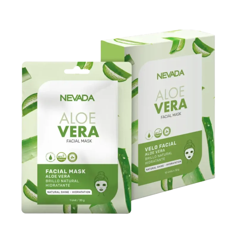Mascarilla Facial Aloe Vera x10 unidades NNP Nevada