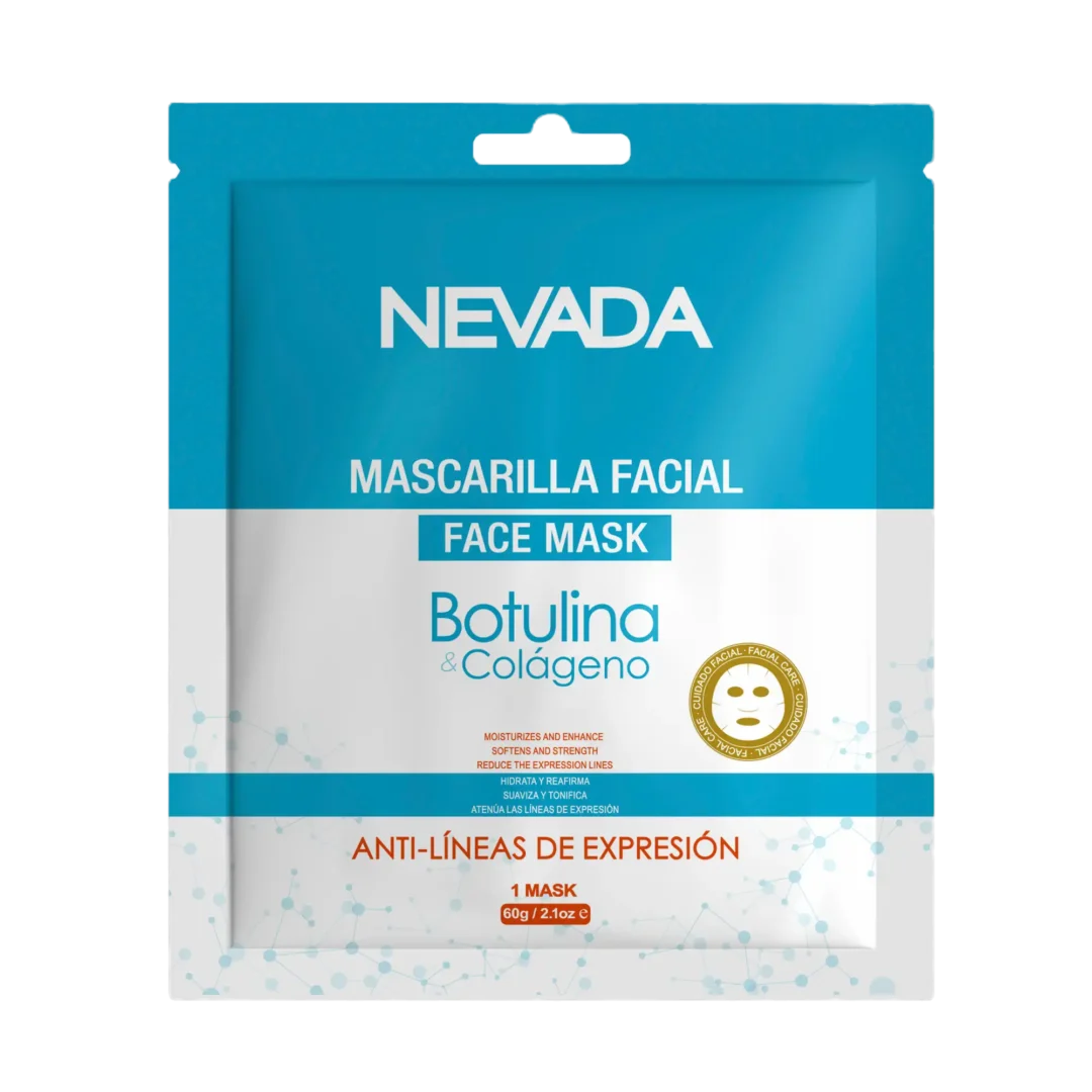 Mascarilla Facial Nevada Botulina y Colageno 6 unidades