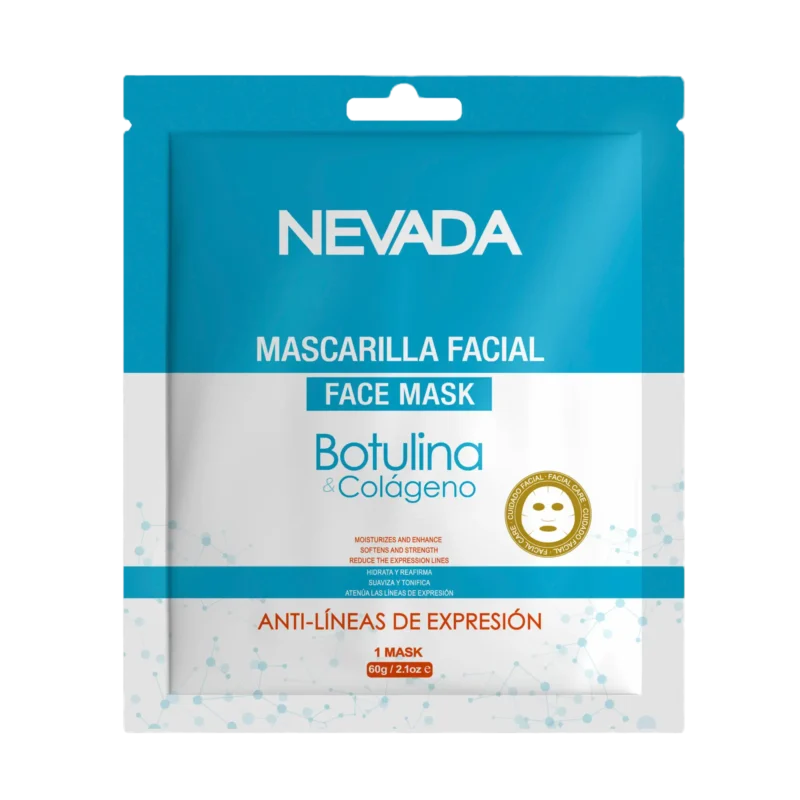 Mascarilla Facial Nevada Botulina y Colageno 6 unidades