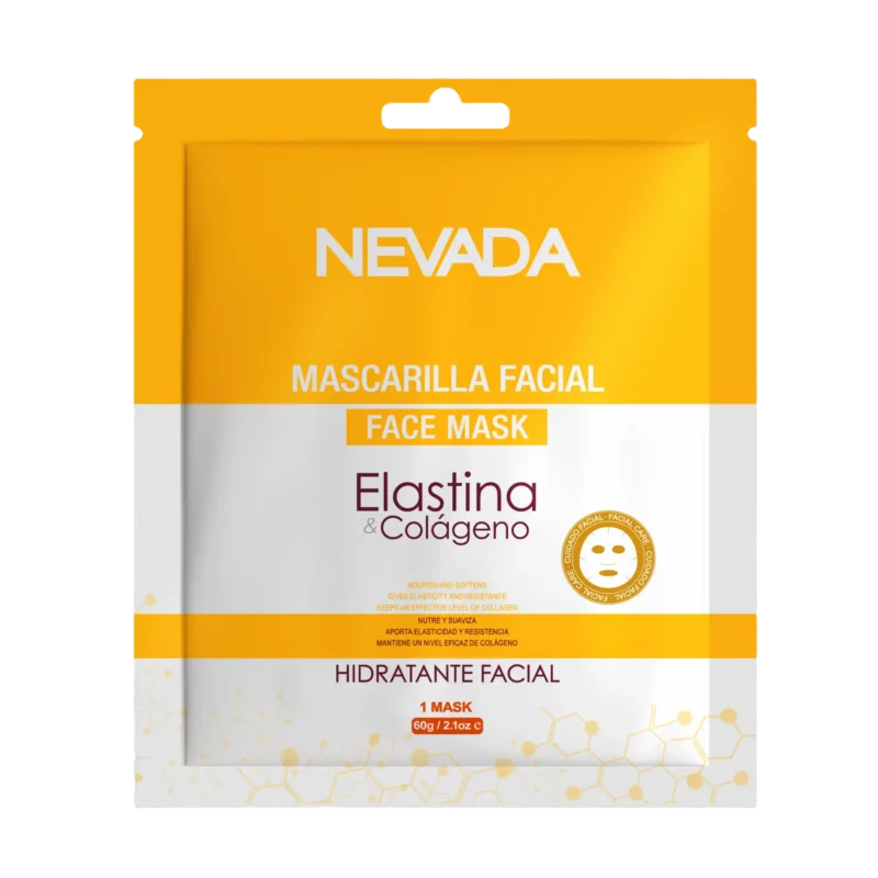 Mascarilla Facial Cristales NNP Elastina y Colágeno 6 unidades