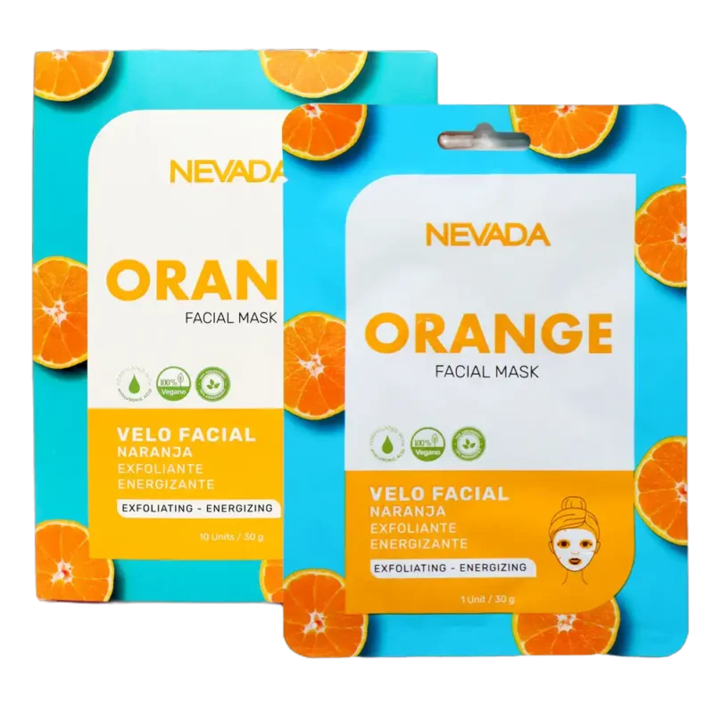 Mascarilla Facial Naranja x10 unidades NNP Nevada