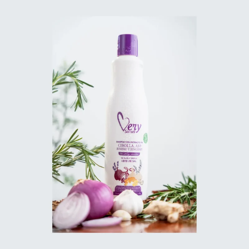Shampoo Cebolla, Ajo, Romero Y Jengibre 500ml