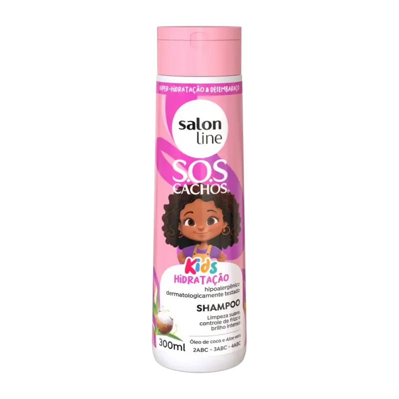 Shampoo Hidratación SOS Cachos Kids Salon Line 300ml