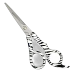 Tijeras Para Cabello Raugcci Zebra de Corte Microdentada