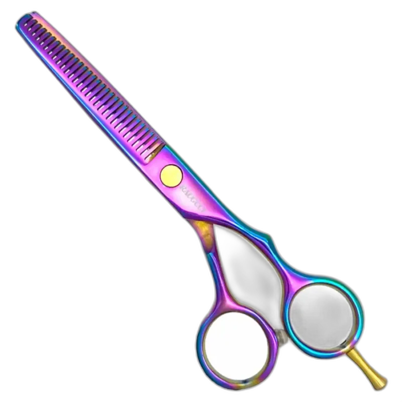 Tijeras Raugcci Línea Profesional Titanium Entresacar Tornasol