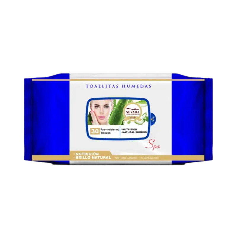 Toallitas húmedas desmaquillantes Aloe Vera NNP 30 unid.