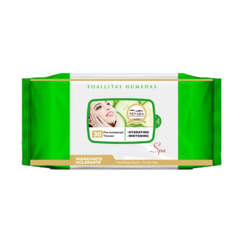 Toallitas húmedas desmaquillantes Pepino NNP 30 unid.
