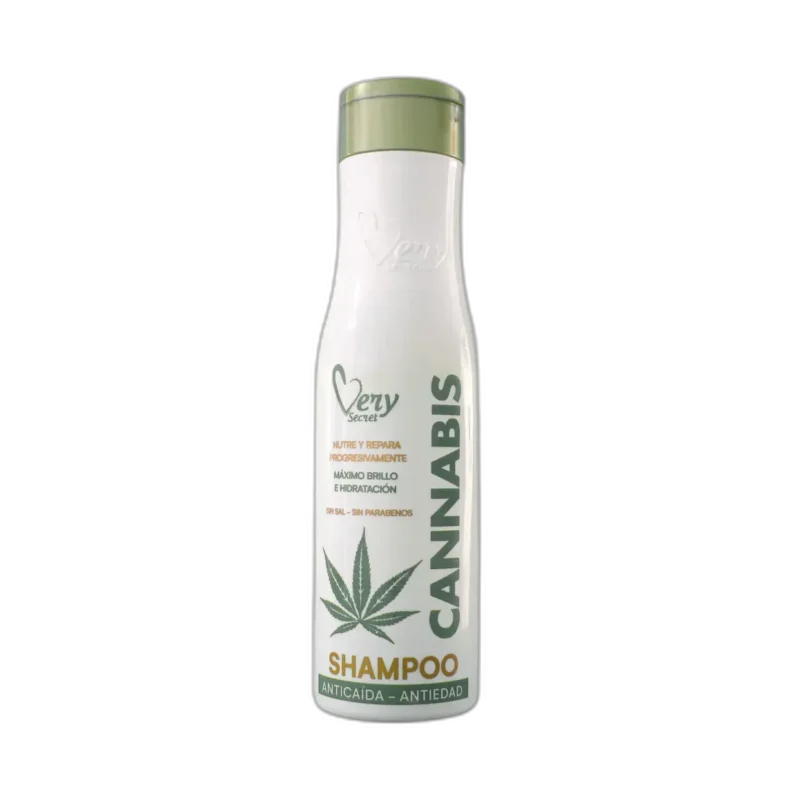 Very Secret Cannabis Shampoo Anticaída-Antiedad Sin Sal 500ml