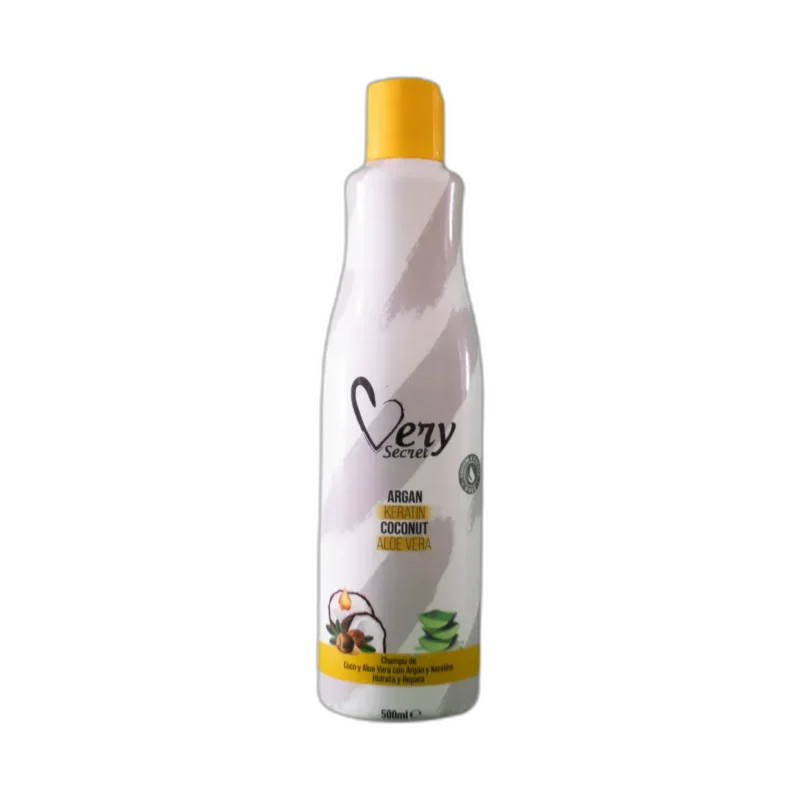 Very Secret Shampoo De Coco Y Aloe Vera Con Argán Y Keratina 500Ml