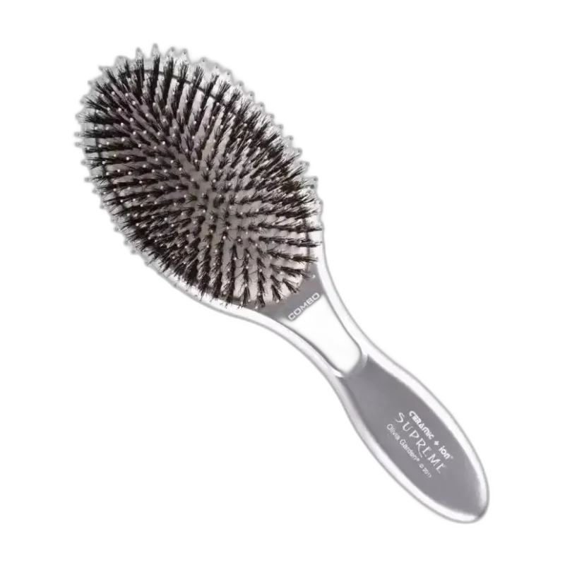 Cepillo Olivia Garden Cabello Profesional Supreme Combo + Ion – Color Gris