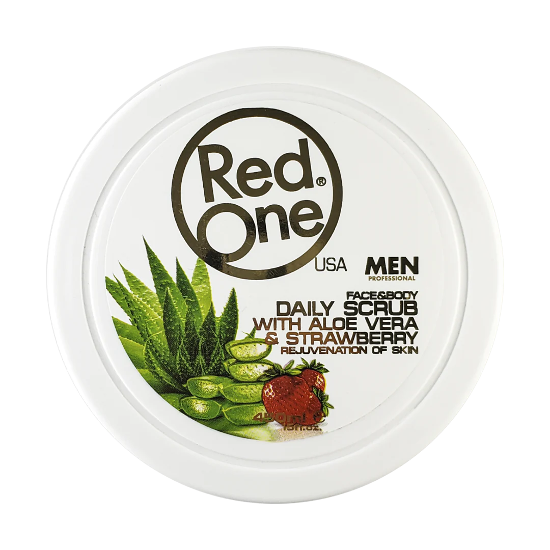 Exfoliante RedOne Daily Scrub Aloe Vera Strawberry 01