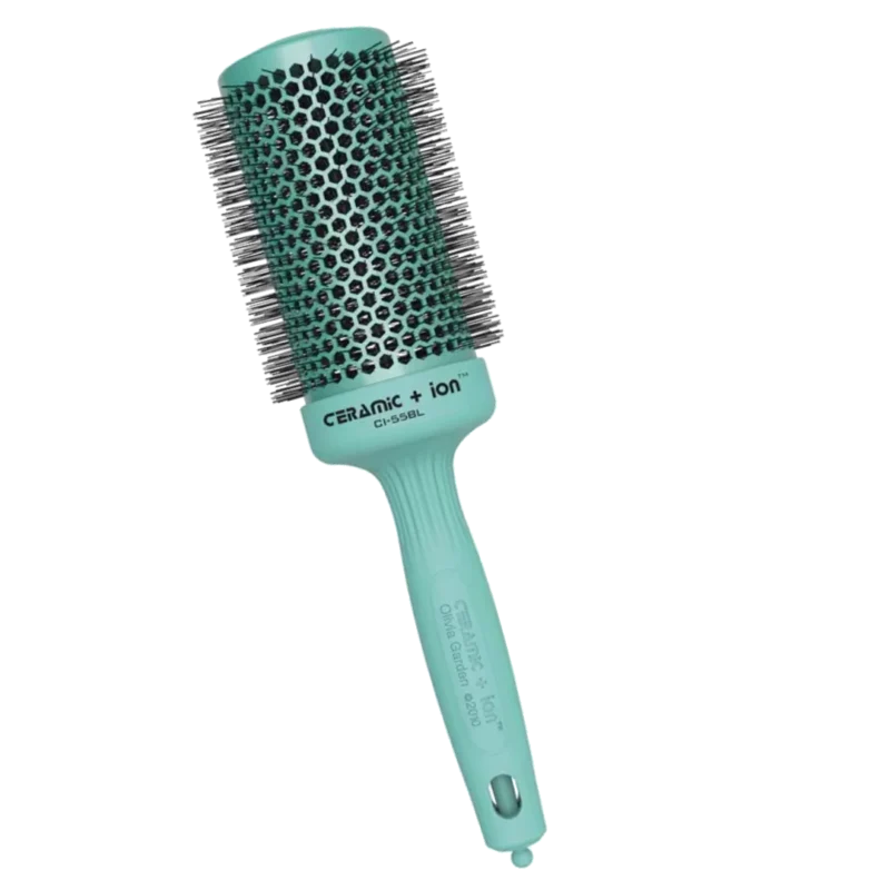 Cepillo Termico Redondo Blossom Azul 55mm