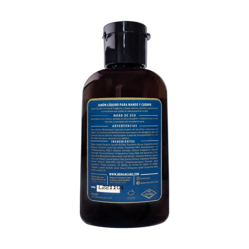 Gel de ducha Barba Roja 90ml 2