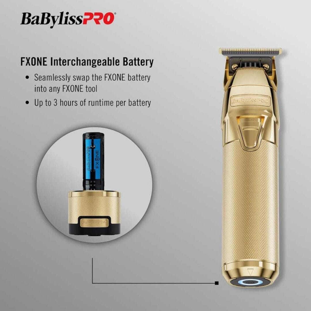 Patillera Babyliss Inalambrica GOLD FX ONE - Imagen 4
