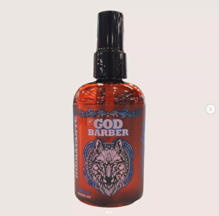 Aceite para barba God Barber Rojo