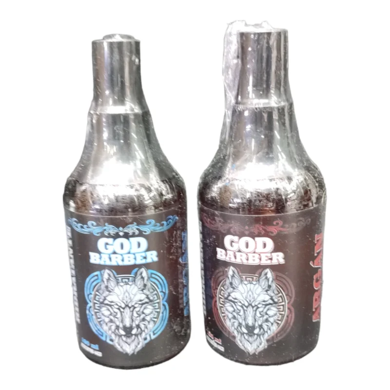 Aceite para barba God Barber Azul