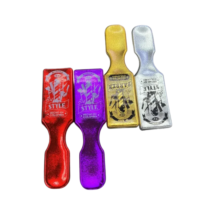 Cepillo Pulidor Jack Barbers Metalizado Dorado