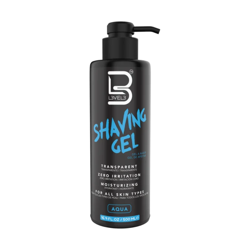 Shaving Gel Level3 Blanco Azul 500ml