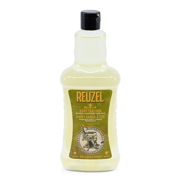 Shampoo Reuzel 3 en 1 Tea Tree 350ml