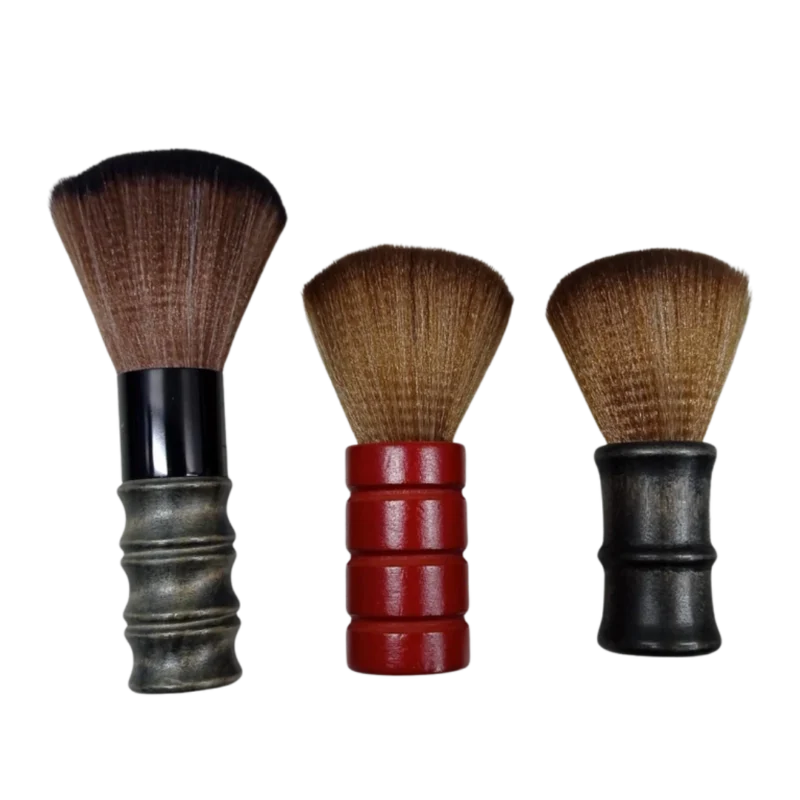 Talquera de Madera Limpiadora Gris Larga