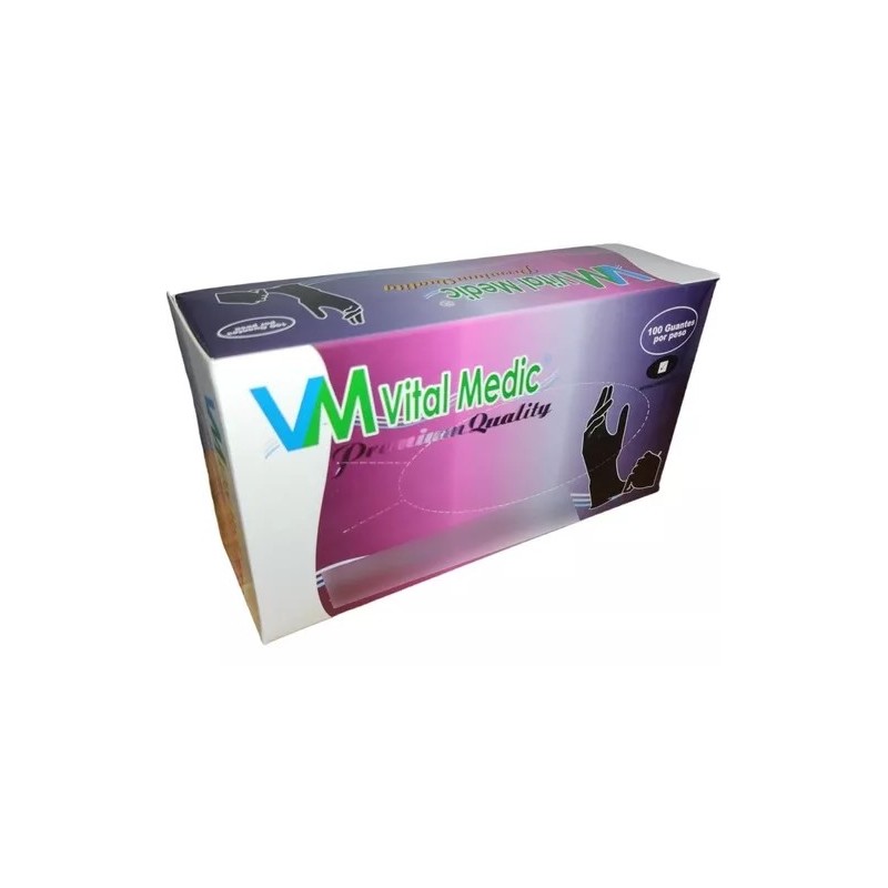 Guantes de latex Vitalmedic 50 pares