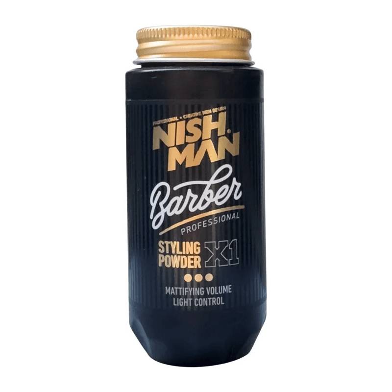 Polvo texturizante Nishman X1 Barber negra 30gr
