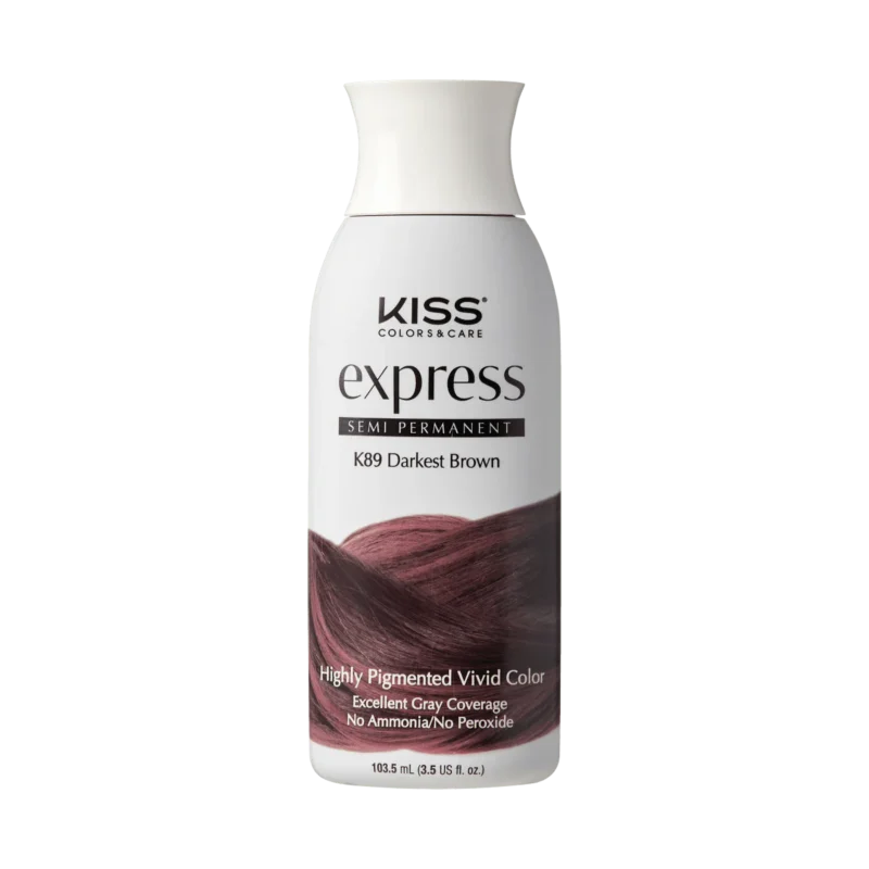 Tinte Kiss Color Express K89 Darkest Brown
