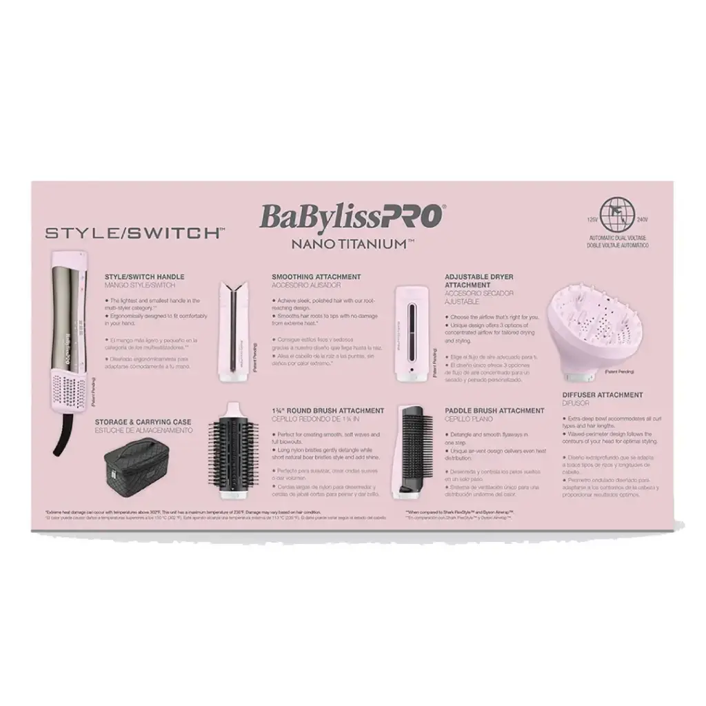 Multiestilizador Babyliss Rosado 3