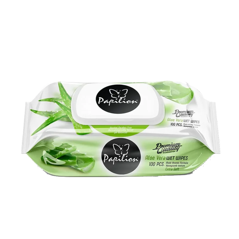 Toallas Humedas Aloe Vera Papilion 100unds