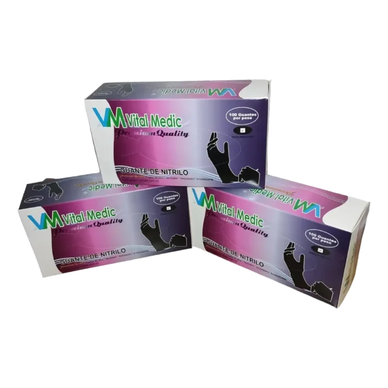 Caja de guantes Negros Talla M