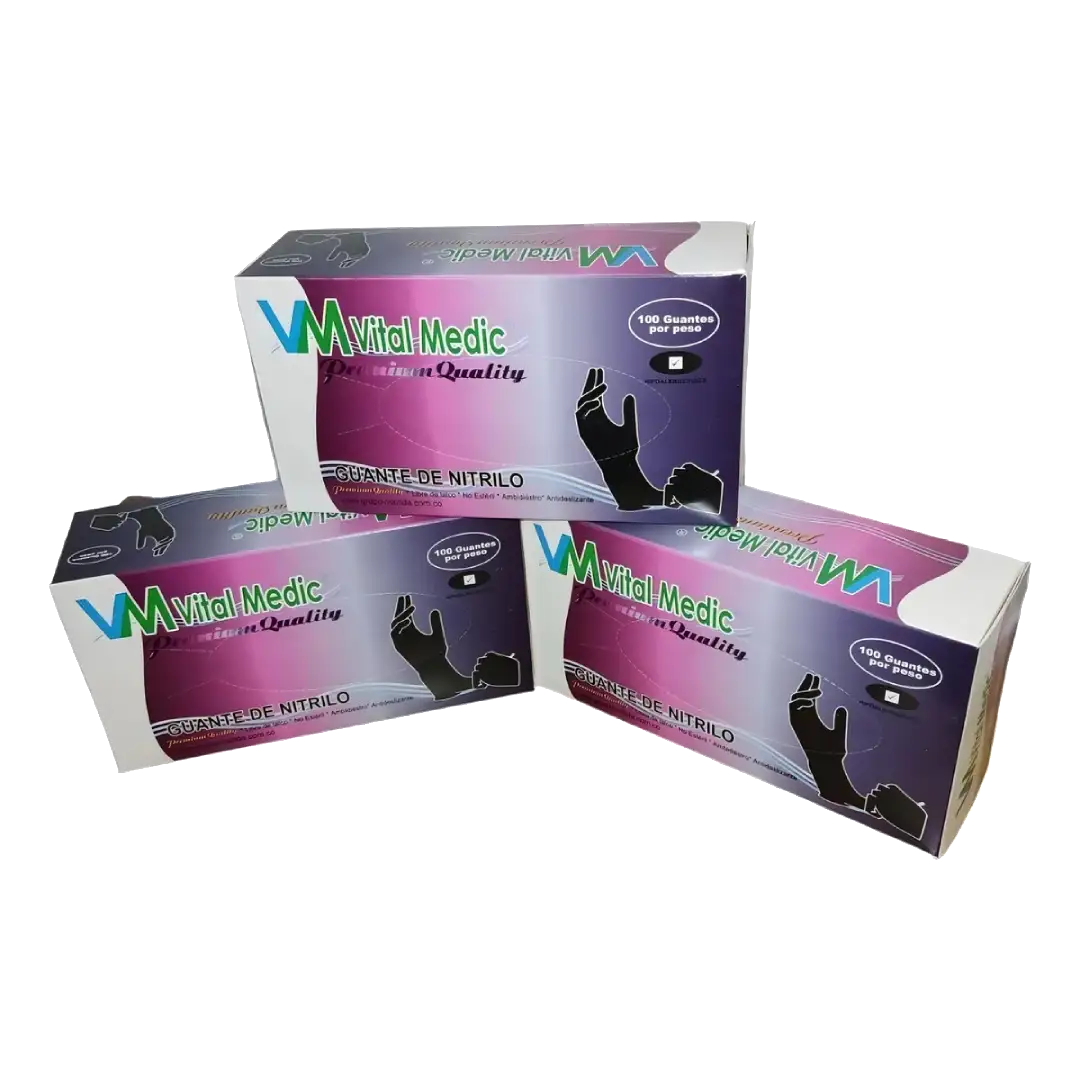 Caja de guantes Negros Talla L