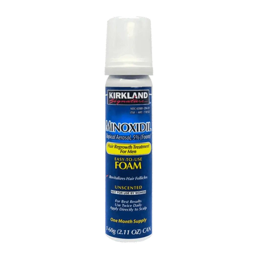Minoxidil en espuma kirkland