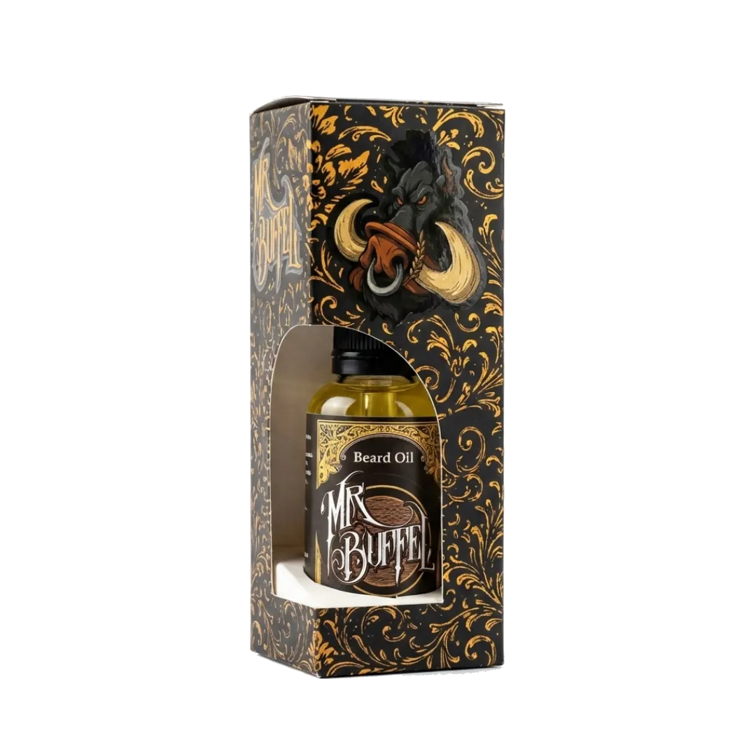 Aceite para barba Mr buffel Rojo