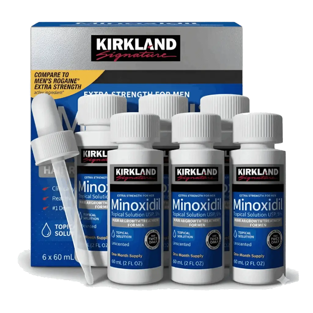 Caja de minoxidil Kirkland