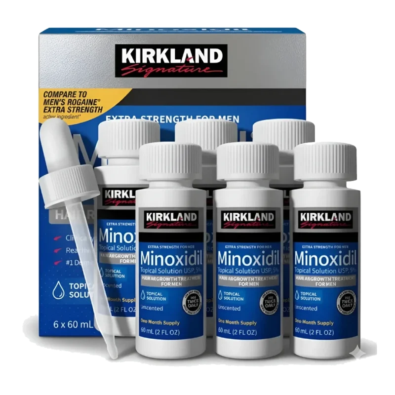 Caja de minoxidil Kirkland X6