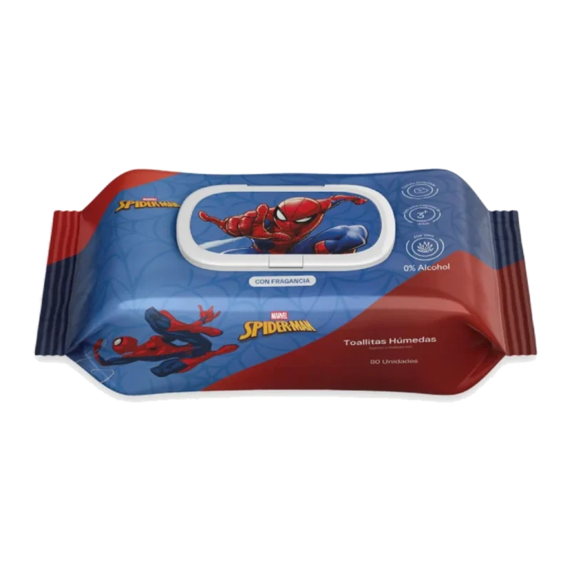 Paños Humedos Spiderman