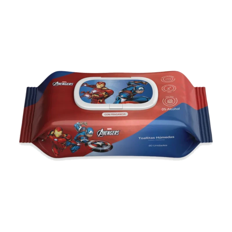 Paños Humedos Avengers